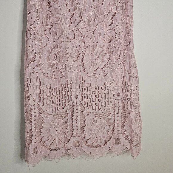 NWT Pink Lace Cocktail Dress Small - Picture 6 of 12
